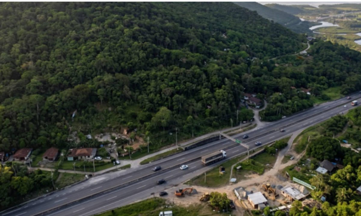 Trecho da BR-101 em Santa Catarina - (crédito: ANTT/Divulgação)