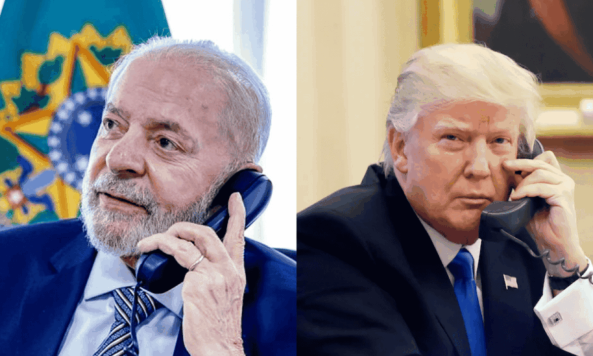 Ligação entre Lula e Trump anima aliados, que esperam avanço sobre tarifaço - (crédito: Foto: Ricardo Stuckert e)