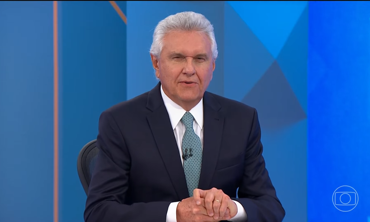 Ronaldo Caiado tem 76 anos - (crédito: Reprodução/TV Globo)