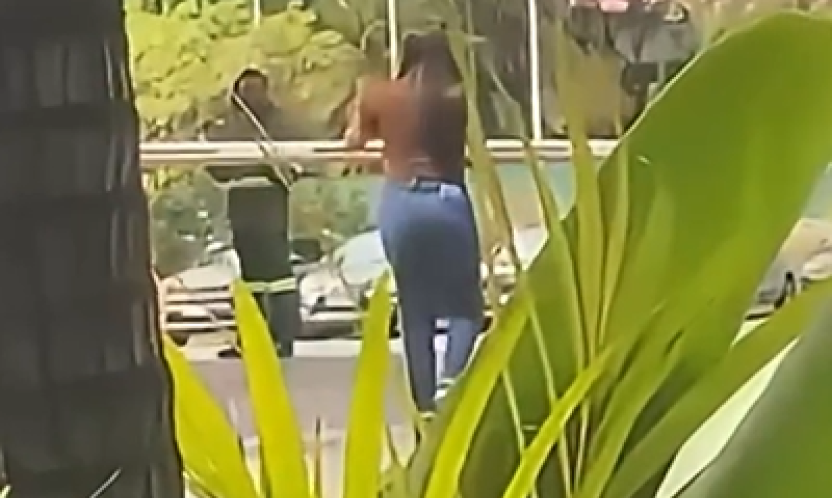 ‘Pega homem casado’: mulher faz barraco por suposta amante em Betim, na Grande BH - (crédito: Redes Sociais/Reprodução)