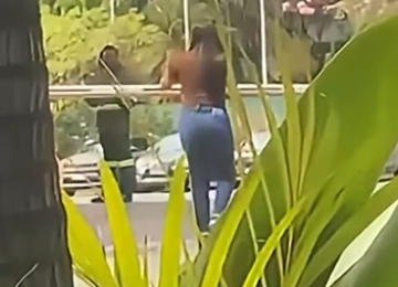 ‘Pega homem casado’: mulher faz barraco por suposta amante em Betim, na Grande BH -  (crédito: Redes Sociais/Reprodução)
