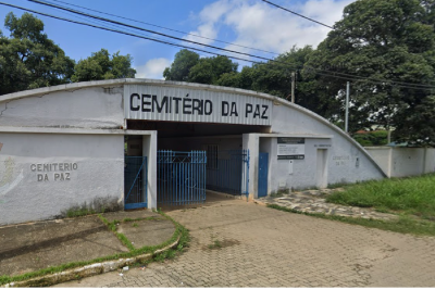 Cemitério da Paz, em Governador Valadares, era usado como ponto de venda de drogas  -  (crédito: Reprodução/Google)