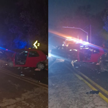 BR-040: três morrem e oito ficam feridos em colisão entre carros em MG - Corpo de Bombeiros/Reprodução