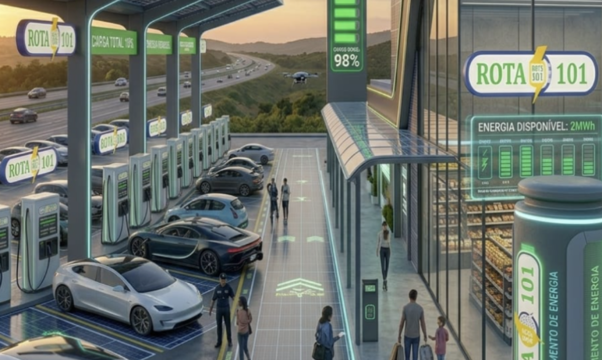Brasil tem quase o dobro de carros elétricos por eletroposto do que o ideal, aponta setor - (crédito: PulseBrand)