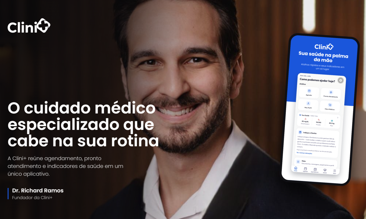 Clini+ aposta em continuidade do cuidado com o mesmo médico a cada consulta - (crédito: PulseBrand)