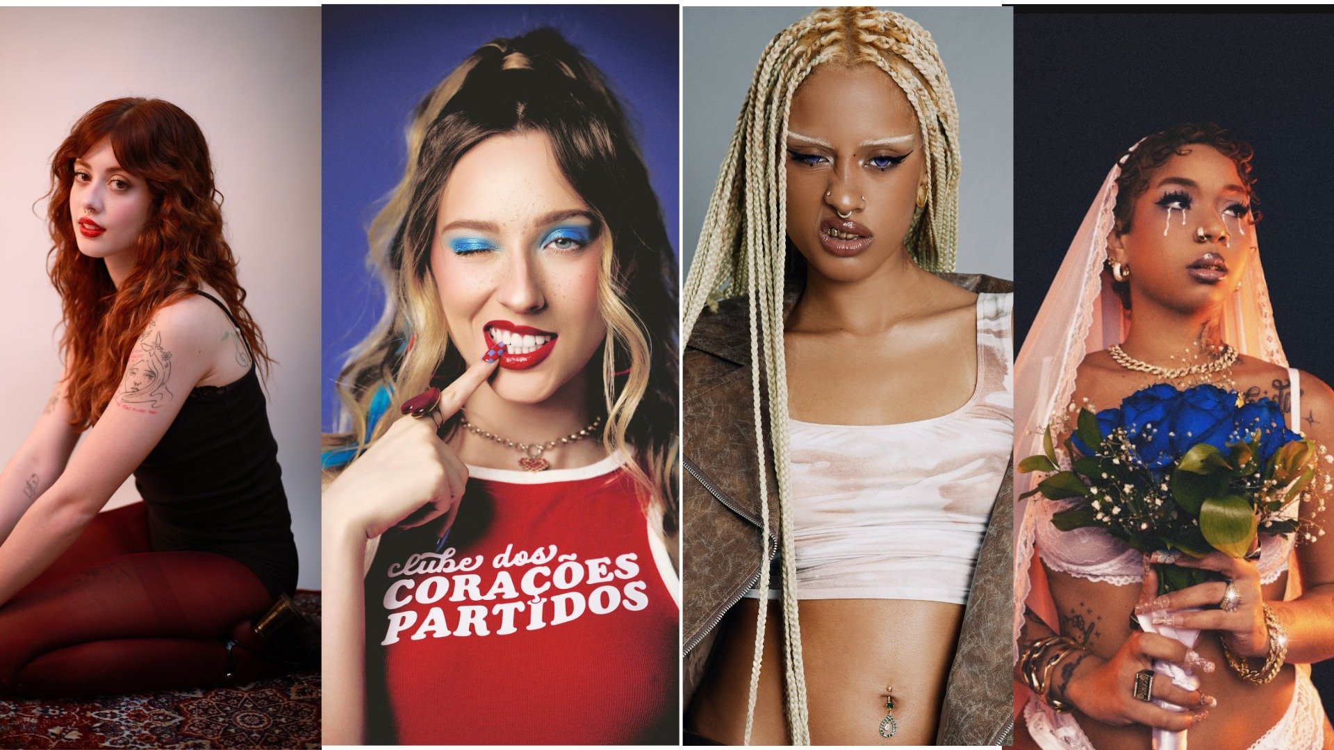 As cantoras NandaTsunami, Ananda, Isa Buzzi e Muse Maya, que se apresentar&atilde;o no Palco Supernova do Rock in Rio 2026 -  (crédito: Divulga&ccedil;&atilde;o)