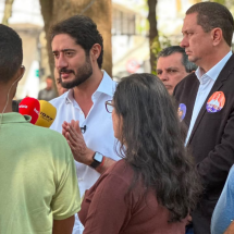 Gabriel diz que Zema ‘traiu’ PM e que polícia não respeita governador - Rodrigo Albert/MDB