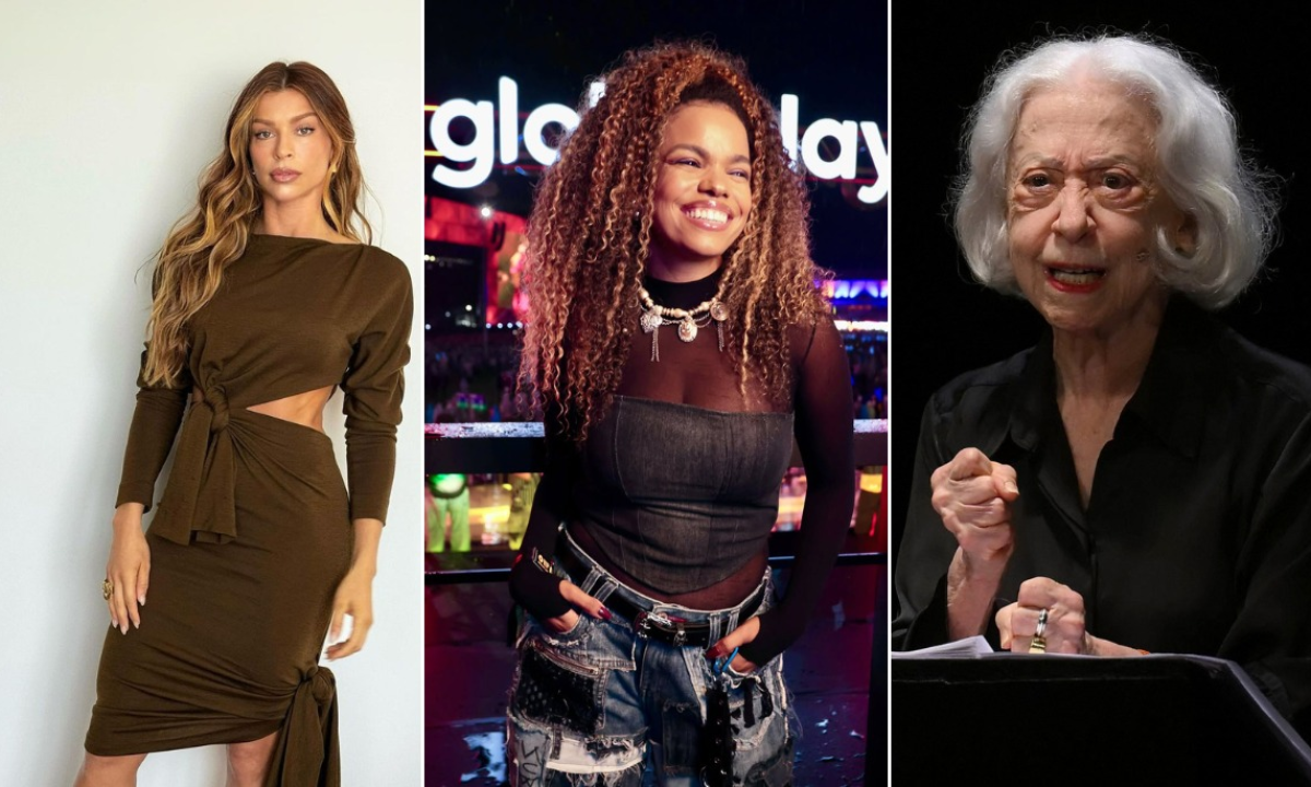 Grazi Massafera, Jeniffer Nascimento e Fernanda Montenegro lideram o ranking de celebridades mais influentes de 2026, segundo estudo da Ipsos - (crédito: Redes sociais / Mauro Pimentel / AFP)