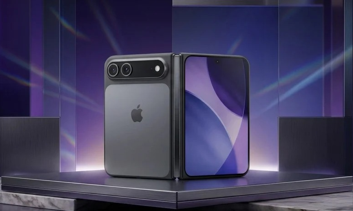 O iPhone dobrável simboliza a aposta da Apple no segmento premium, mirando exclusividade e inovação no mercado de smartphones - (crédito: Divulgação)