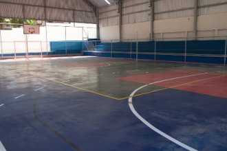 Quadra 'Ti Nelson' é inaugurada no General Carneiro ap´so revitalização