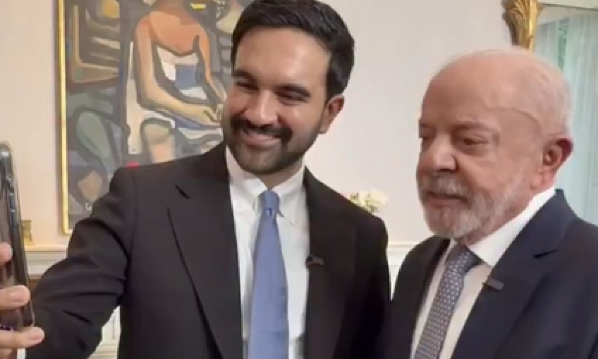 Prefeito de Nova York, Zohran Mamdani considera Lula uma ‘fonte de inspiração’
- (crédito: Reprodução/X (@LulaOficial))