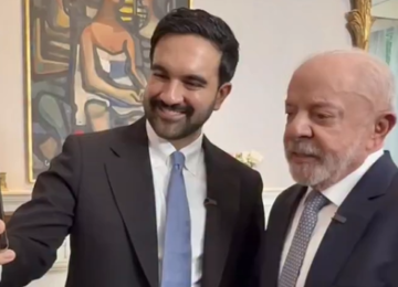 Prefeito de Nova York, Zohran Mamdani considera Lula uma ‘fonte de inspiração’
 -  (crédito: Reprodução/X (@LulaOficial))