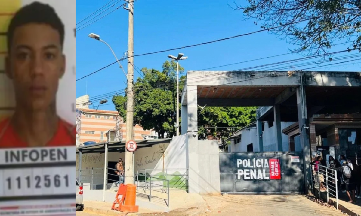 Um dos 7 detentos que cavaram buraco para fugir do Ceresp é recapturado - (crédito: Sejusp e Edésio Ferreira/EM/D.A.Press)