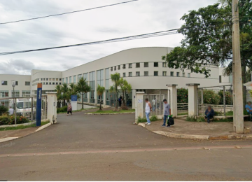 Fachada da Santa Casa de Misericórdia de Patos de Minas -  (crédito: Reprodução/Google)