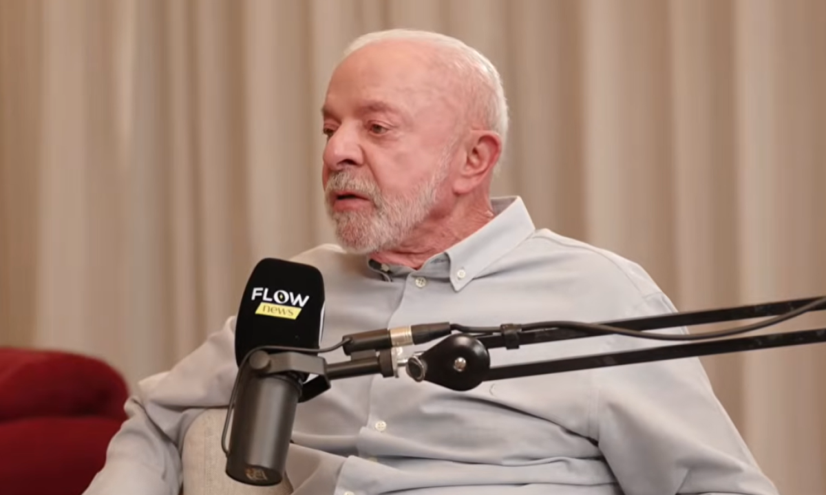 Lula participa do Flow Podcast - (crédito: Reprodução/redes sociais)