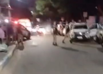 Homem é morto a tiros durante tiroteio no Granja de Freitas, na capital mineira -  (crédito: Redes Sociais/Reprodução)