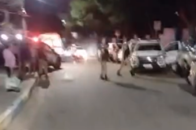 Homem é morto a tiros durante tiroteio no Granja de Freitas, na capital mineira -  (crédito: Redes Sociais/Reprodução)