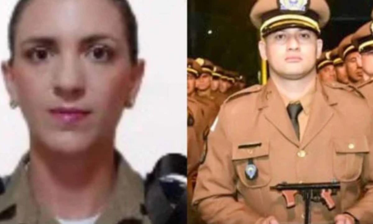 O sargento Eduardo Abner Pereira de Oliveira é acusado pelo feminicídio da esposa, a capitã Michele Leão Azevedo - (crédito: Reprodução/Redes sociais)