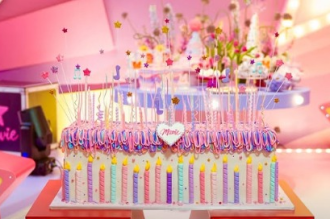 Festa de Mavie: Bruna Biancardi posa com filha de Neymar e Amanda Kimberlly