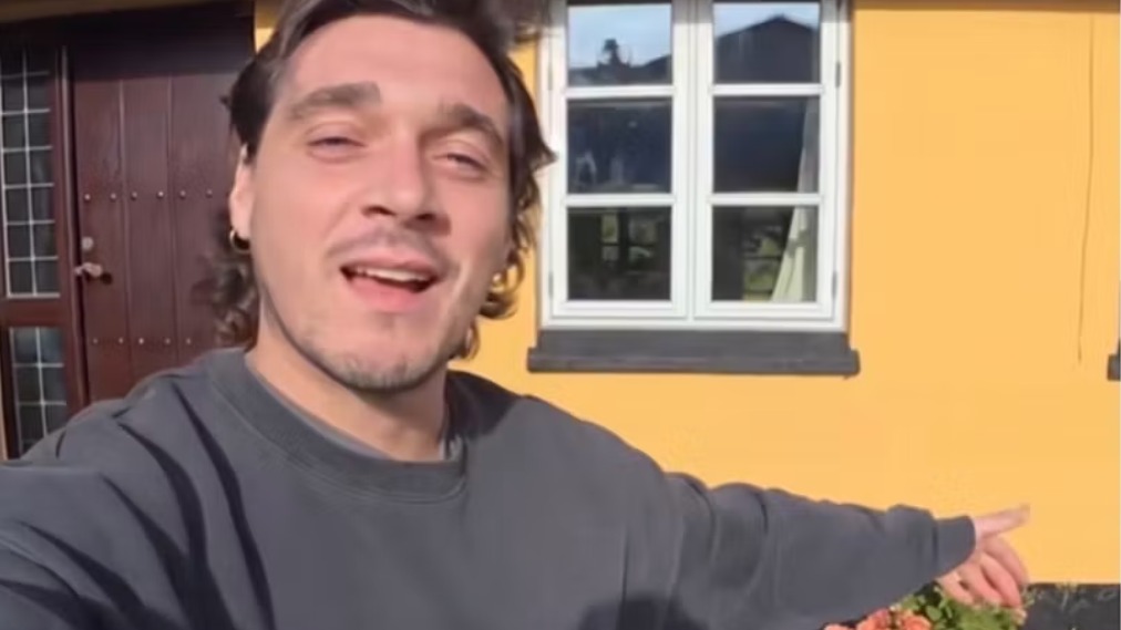 Daniel Rubio explica em vídeo os motivos de sua volta à Espanha após experiência em fazenda de porcos na Dinamarca - (crédito: TikTok: @daanielrubio
)