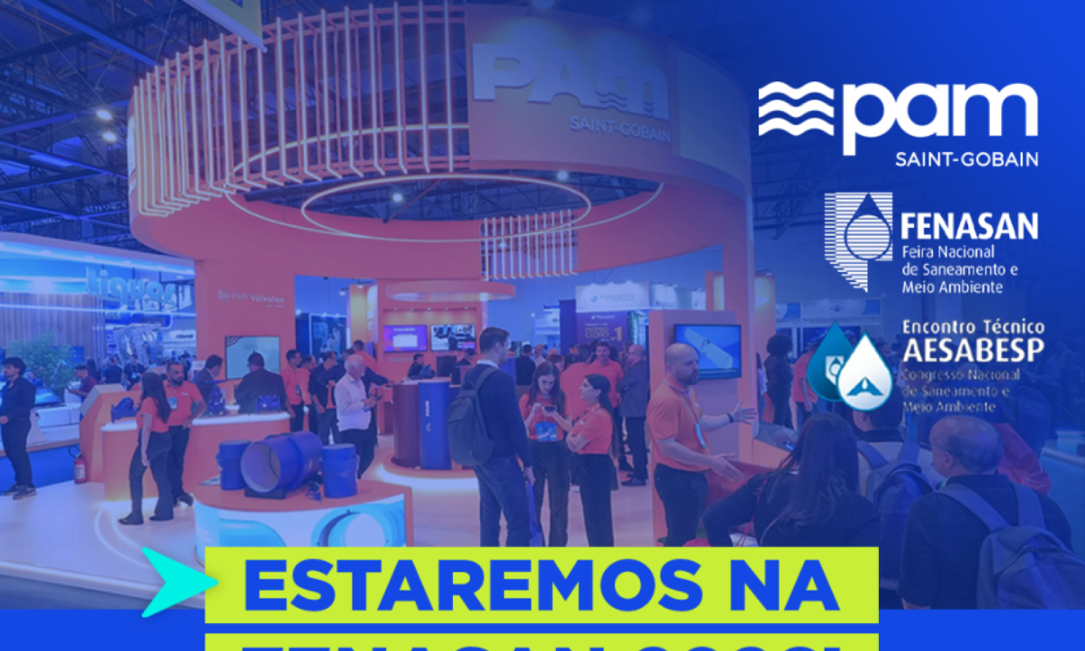 PAM Saint-Gobain amplia oferta de redes de esgoto na Fenasan - (crédito: DINO)