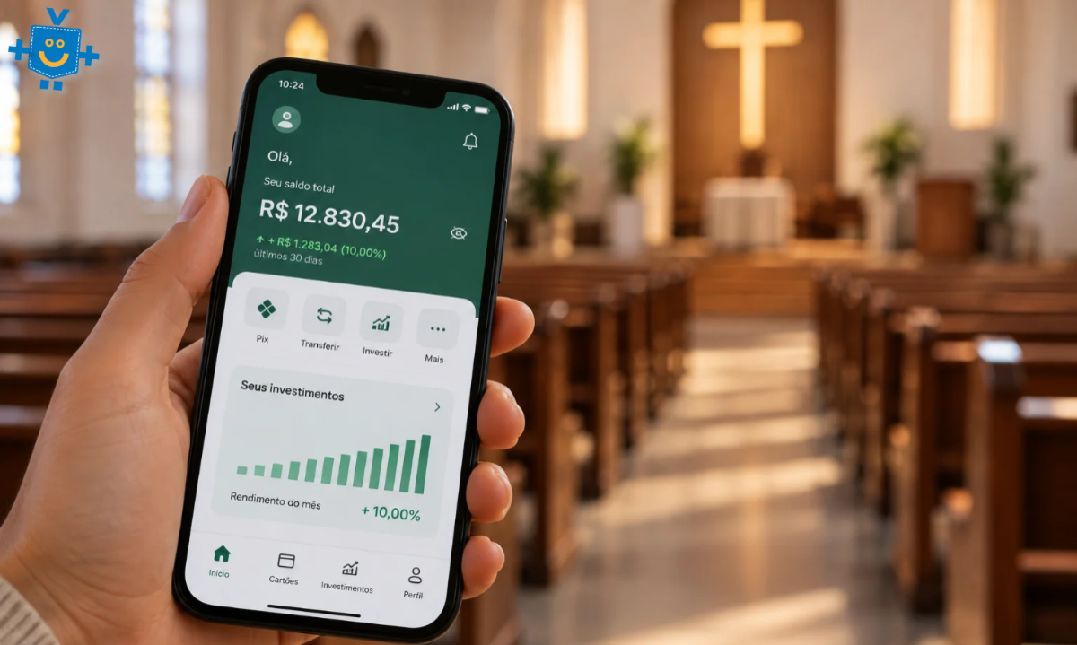 Caso Banco do Pastor, investigado no RJ, prometia 10% ao mês a fiéis. Veja como consultar se um banco é autorizado pelo Banco Central e o que o FGC cobre. -  (crédito: Reprodução Educando seu Bolso)