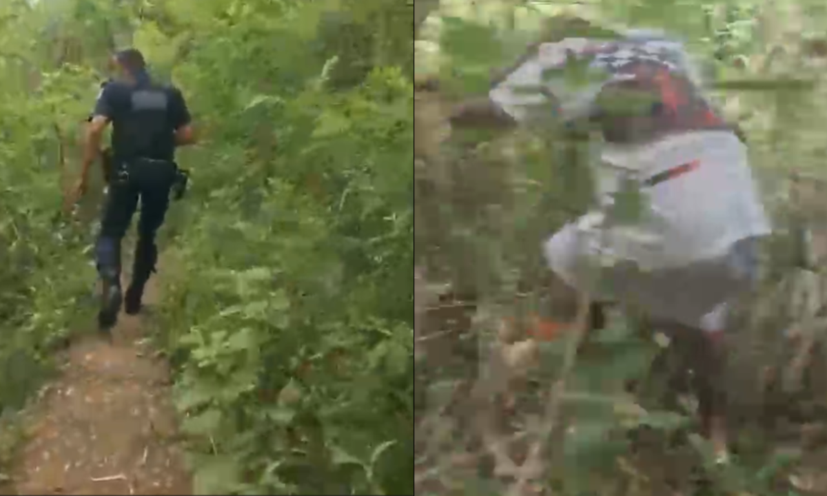 Homem foi preso pela Guarda Municipal por manter esposa e filha em cárcere privado; Agentes da corporação localizaram o suspeito após localiza-lo por aplicativo de rastreamento no celular da vitima - (crédito: Divulgação/PBH)