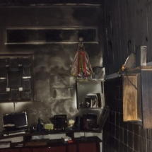 Incêndio em Juiz de Fora: imagem de Nossa Senhora fica intacta após chamas - Divulgação/CBMMG