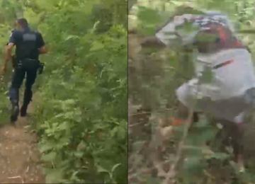 Homem foi preso pela Guarda Municipal por manter esposa e filha em cárcere privado; Agentes da corporação localizaram o suspeito após localiza-lo por aplicativo de rastreamento no celular da vitima -  (crédito: Divulgação/PBH)