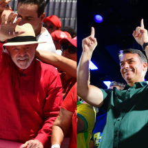 Lula e Flávio encerram campanhas neste sábado, confira as agendas  - AFP/ Charles Vieira 
