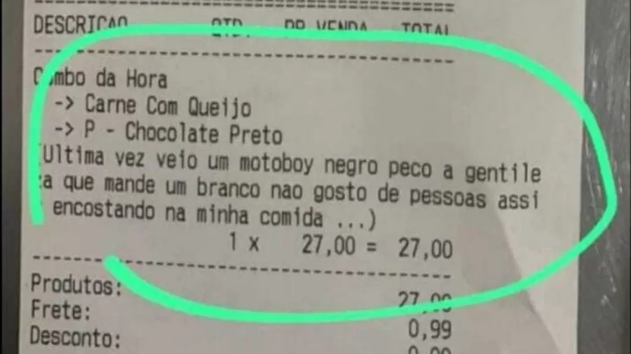 Pastelaria denuncia racismo de cliente que exigiu 'motoboy branco' - Arquivo Pessoal / Daniela Rodrigues