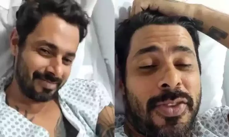 Pouco antes de falecer na noite da quarta-feira (03/01), aos 41 anos, João Sérgio Batista Corrêa Filho, mais conhecido como João Carreiro, compartilhou um vídeo descontraído na sala pré-operatória de um hospital de Campo Grande -  (crédito:  Reprodução/Instagram/Montagem)