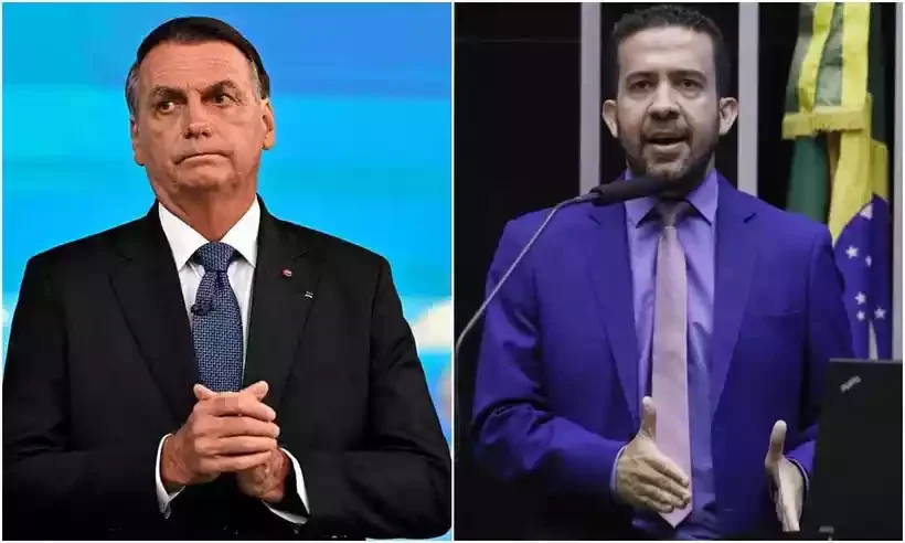 Jair Bolsonaro apresentou denúncia em abril do ano passado -  (crédito: Mauro Pimentel/AFP/Najara Araújo/Câmara dos Deputados)