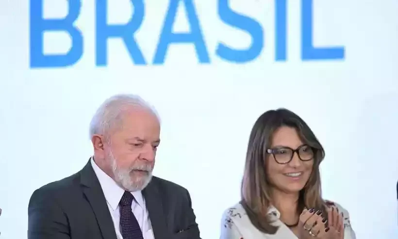 Primeira-dama Janja da Silva disse ter encontrado o Palácio da Alvorada mal-cuidado, quebrado e com móveis faltando -  (crédito:  EVARISTO SA / AFP)