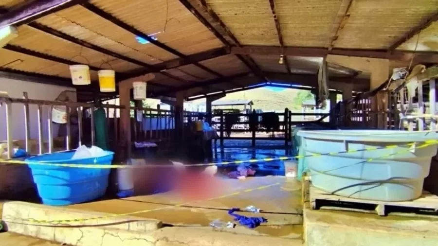 Explosão de cilindro de oxigênio amputa perna de homem em fazenda de MG - Corpo de Bombeiros Militar de Minas Gerais/Divulgação