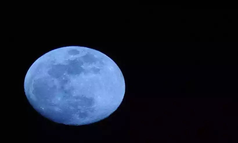 Superlua Azul vai ocupar o céu nesta segunda-feira (19/8) -  (crédito: Reprodução/Flickr)