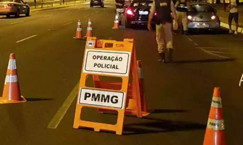 Esta não foi a primeira vez que um policial é atropelado durante uma blitz. Isso aconteceu, também, em 2020 -  (crédito: PMMG)