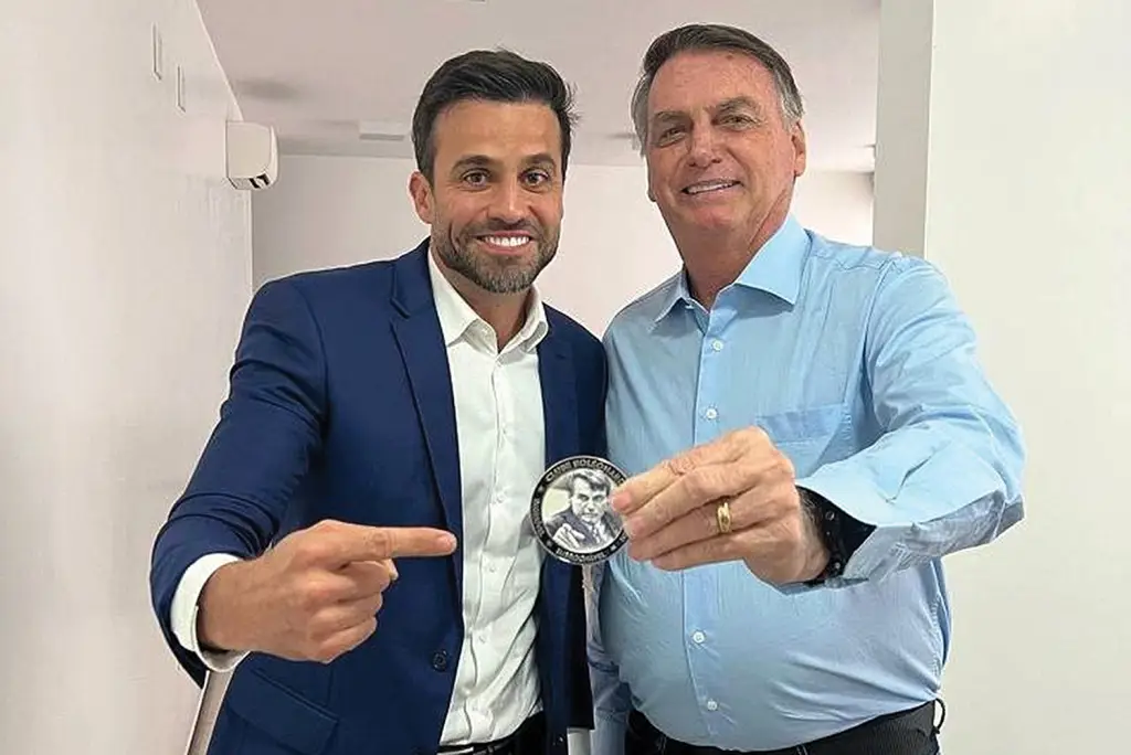 &quot;Ele ganhou notoriedade nacional, se expressa bem e prega uma coisa que todo mundo quer, que &eacute; prosperidade&quot;, Bolsonaro sobre Mar&ccedil;al -  (crédito: Reprodu&ccedil;&atilde;o/Redes Sociais)
