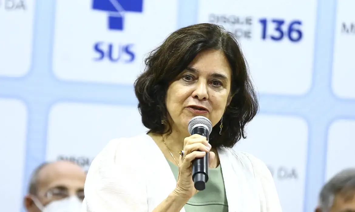 Nísia Trindade, ministra da Saúde  -  (crédito: Crédito: Marcelo Camargo/Agência Brasil )