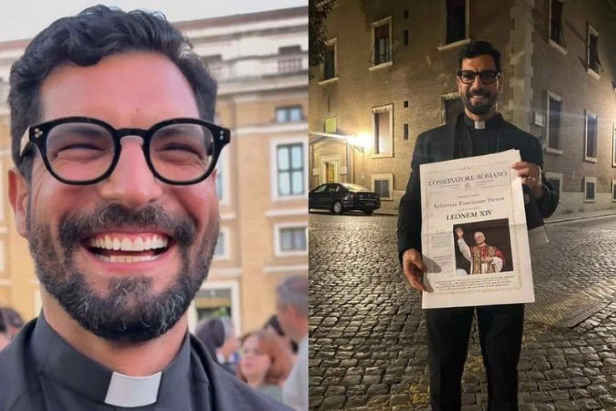 Quem é o "Padre Gato" que roubou a cena no Conclave e conquistou a internet