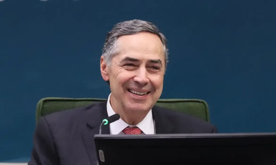 Presidente do Supremo Tribunal Federal, Luís Roberto Barroso. -  (crédito: Valter Campanato/Agência Brasi)