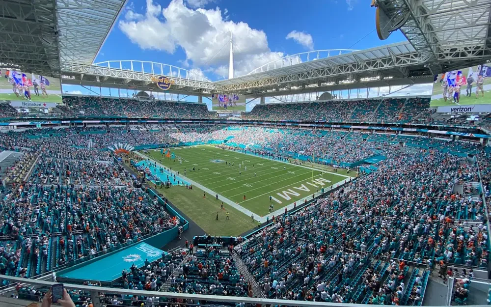 O fechamento da fase de grupos pode ser no Hard Rock Stadium, em Miami Gardens-TripAdvisor/Divulgação