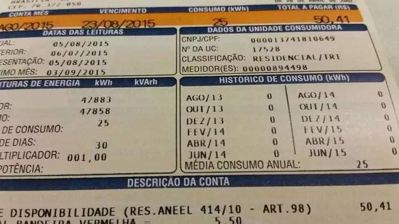 O que muda na sua conta de luz com o novo número de identificação nacional - Arquivo/Ag&ecirc;ncia Brasil