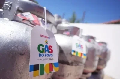 O programa G&aacute;s do Povo oferece recargas gratuitas para fam&iacute;lias de baixa renda em todo o Brasil. -  (crédito: Helano Stuckert/MDS)