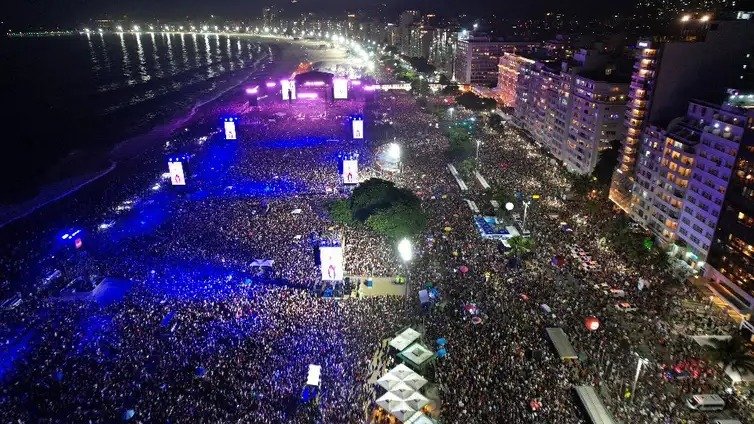 Todo Mundo no Rio 2026: o que se sabe sobre o show gratuito em Copacabana? - Fabio Motta/ Prefeitura do Rio