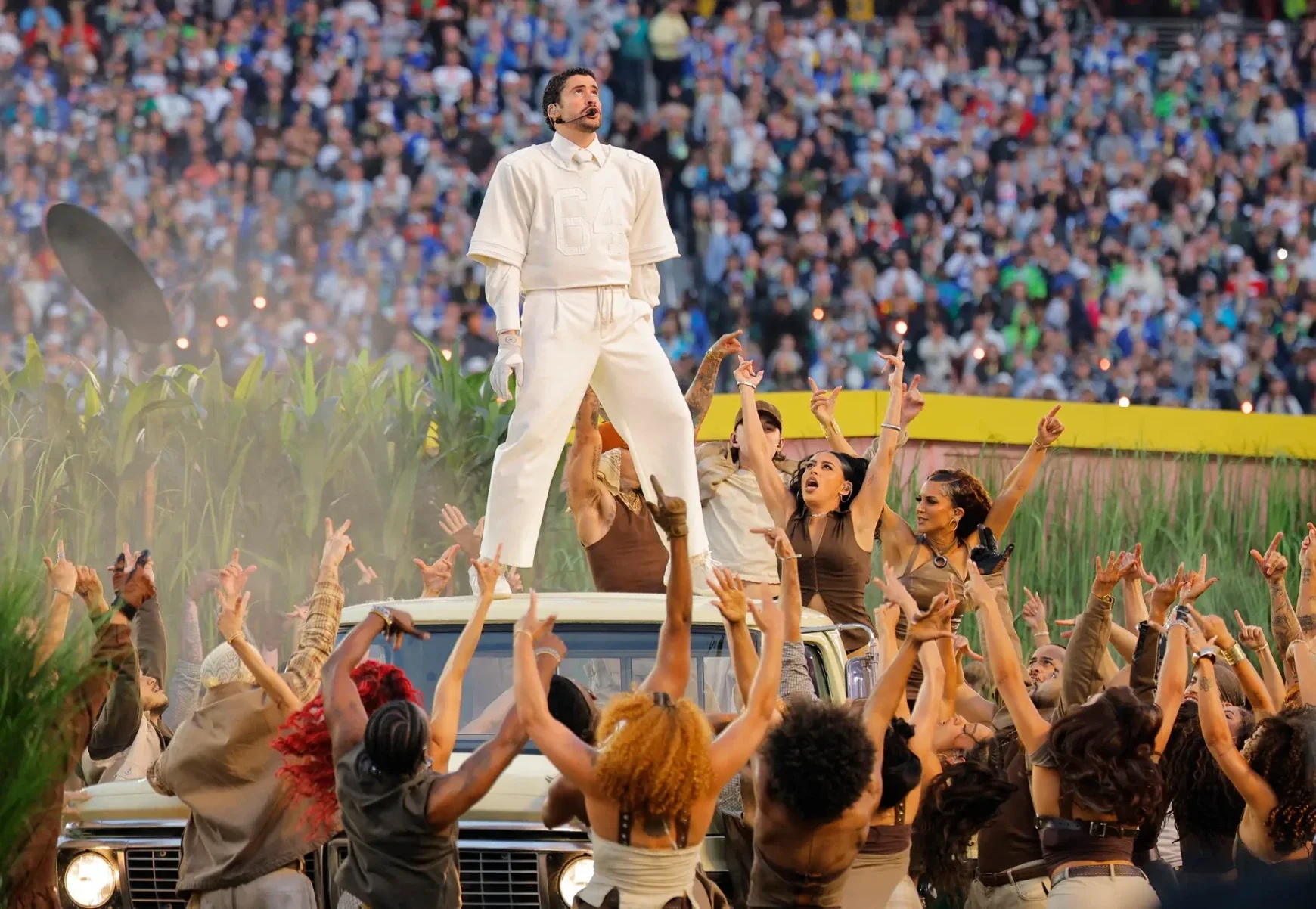 Apresenta&ccedil;&atilde;o de Bad Bunny no Super Bowl foi visto mais de 135 milh&otilde;es de pessoas