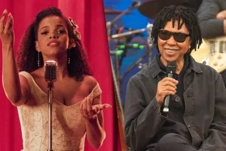 "Quando levaram &agrave; reuni&atilde;o, disseram: 'Olha, acho que vai ser imposs&iacute;vel porque o Djavan n&atilde;o faz participa&ccedil;&otilde;es'. Eu dormi, sonhei que eu falava para o Djavan e ele aceitava", disse Jeniffer ao Gshow. -  (crédito: Globo/Reprodu&ccedil;&atilde;o)