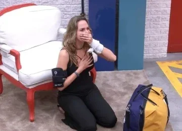 Ana Paula Renault (BBB16) foi uma das participantes do Big Brother Brasil que passou por um pared&atilde;o falso. -  (crédito: Reprodu&ccedil;&atilde;o/ TV Globo)