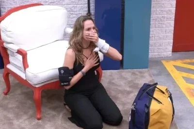 Ana Paula Renault (BBB16) foi uma das participantes do Big Brother Brasil que passou por um pared&atilde;o falso. -  (crédito: Reprodu&ccedil;&atilde;o/ TV Globo)