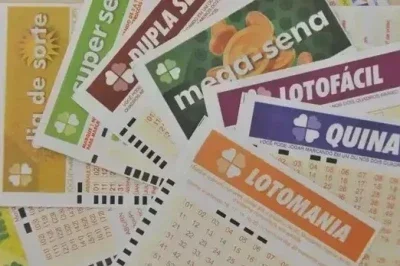 Bilhetes de diferentes modalidades de loterias da Caixa ilustram as chances de levar pr&ecirc;mios milion&aacute;rios. -  (crédito: Divulga&ccedil;&atilde;o/ Caixa)